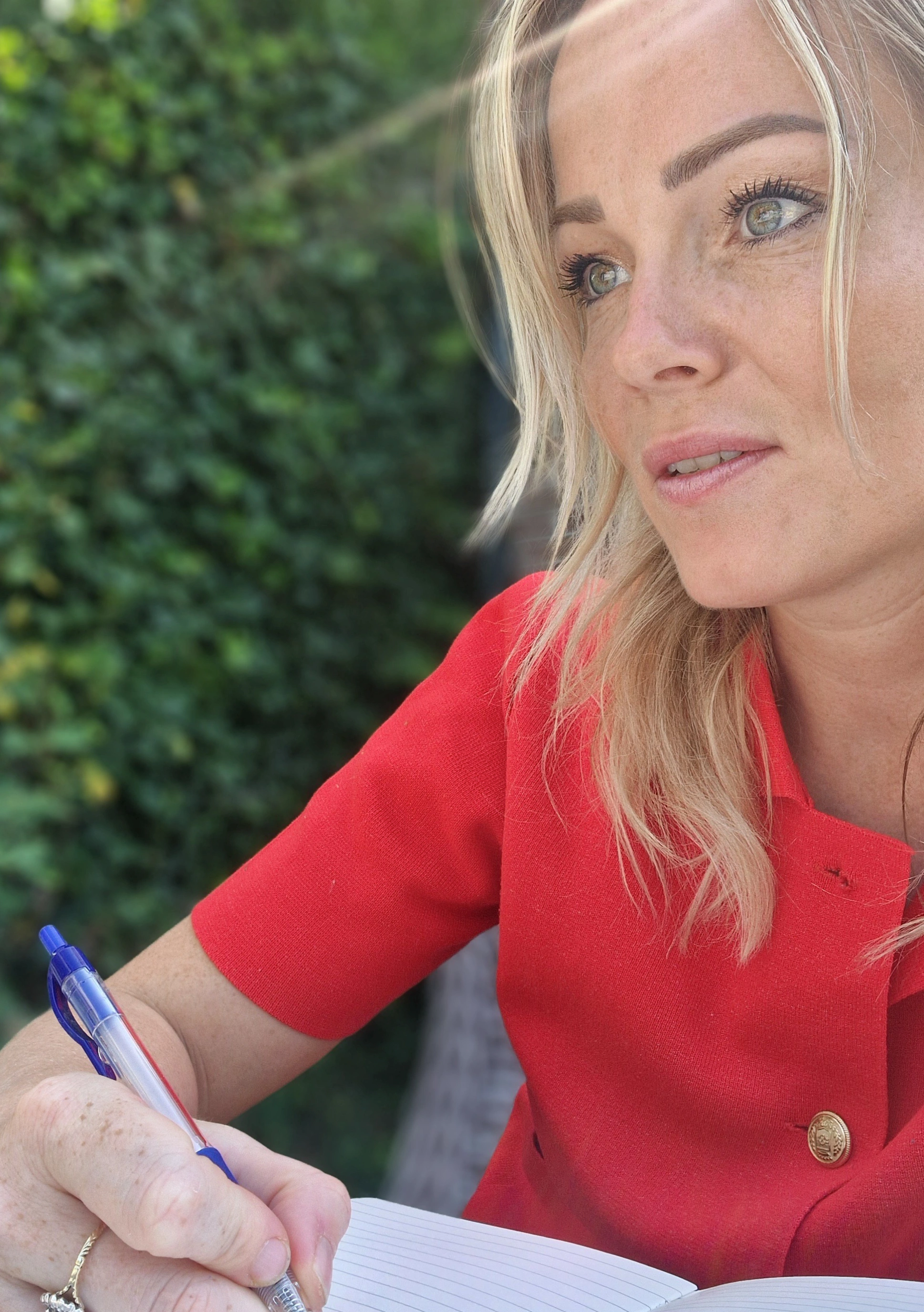 Liesbeth aan het werk